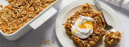 Carrot Cake Baked Oatmeal