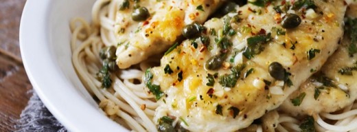Chicken Piccata with Pasta